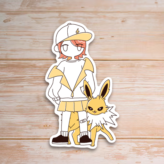 Eevee Girls Jolteon Sticker
