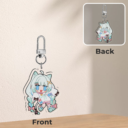 Vtuber Acrylic Charms - Mint Fantôme (Casual)