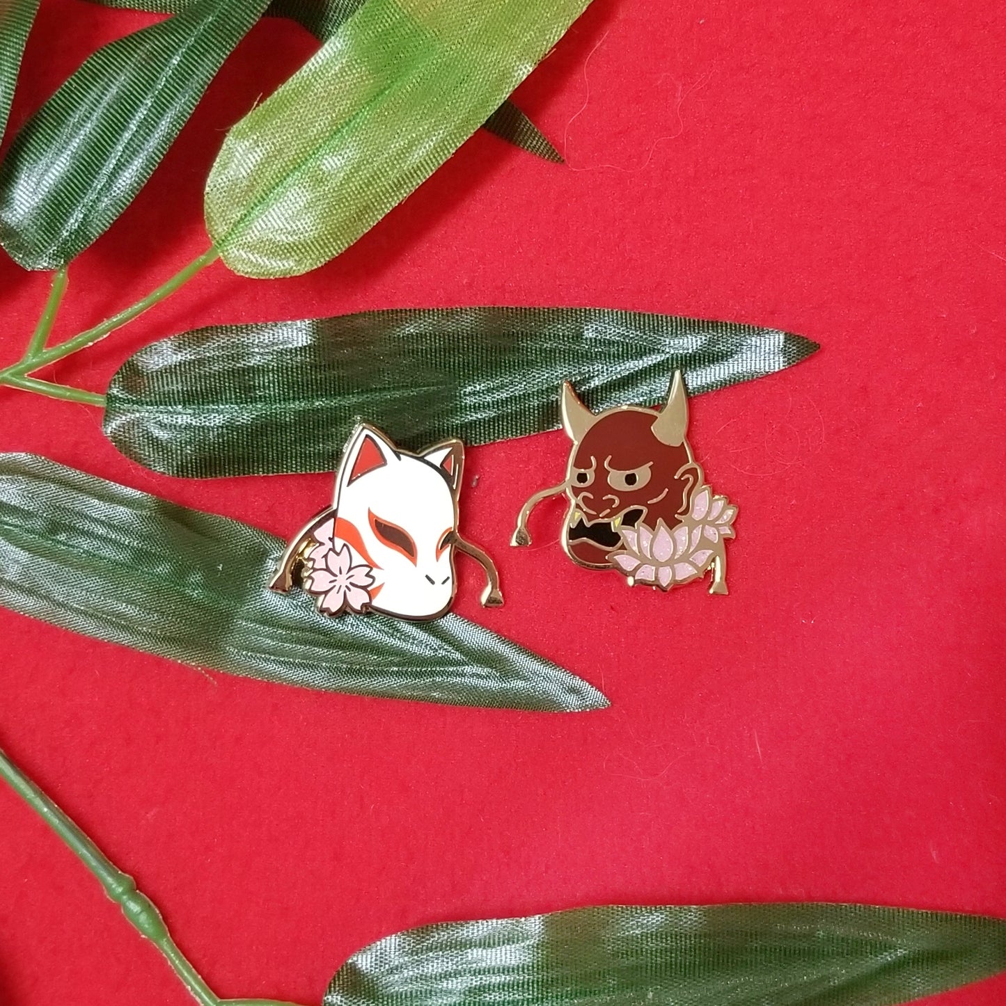 Mystical Creatures Enamel Pins - Masks Set