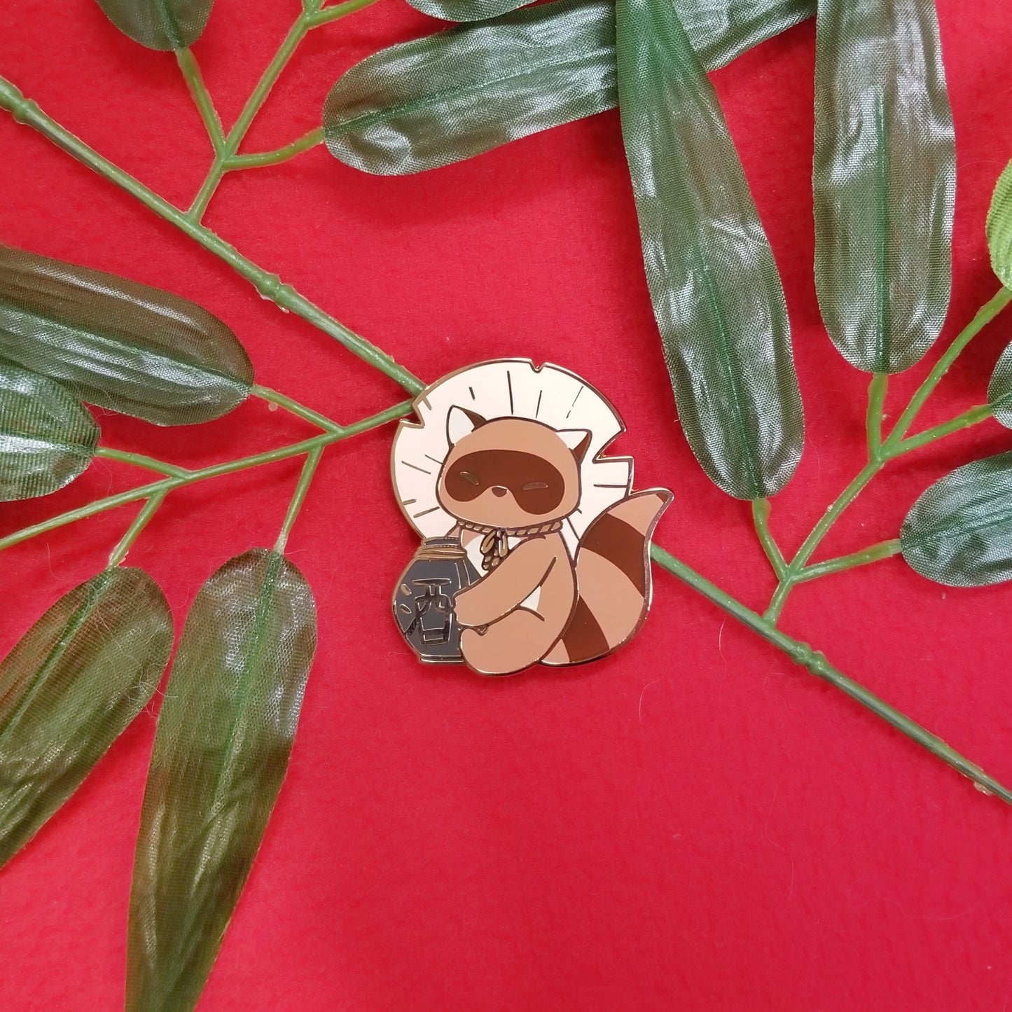 Mystical Creatures Enamel Pins - Tanuki