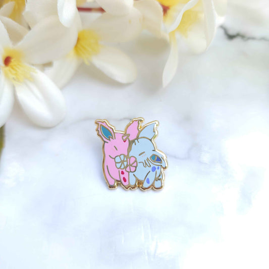 Flowery Big Bois Pokémon Enamel Pins - Nidorans