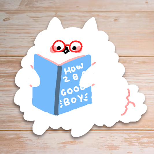 Ozzie Reading Sticker