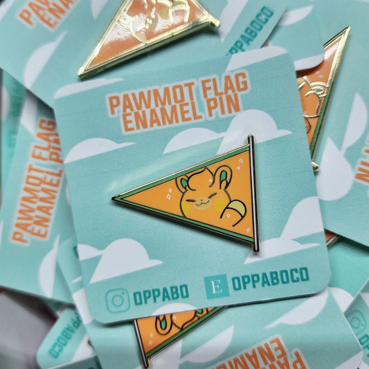 Pawmo Flag Enamel Pin | Pokémon Pins