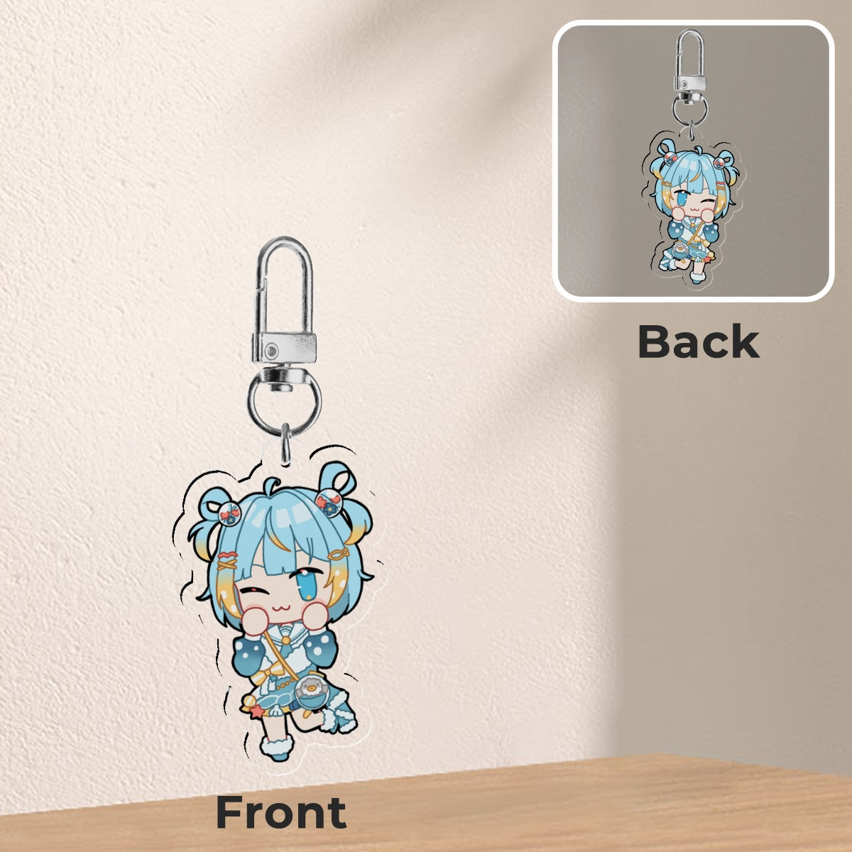 Vtuber Acrylic Charms - Penny Puffball