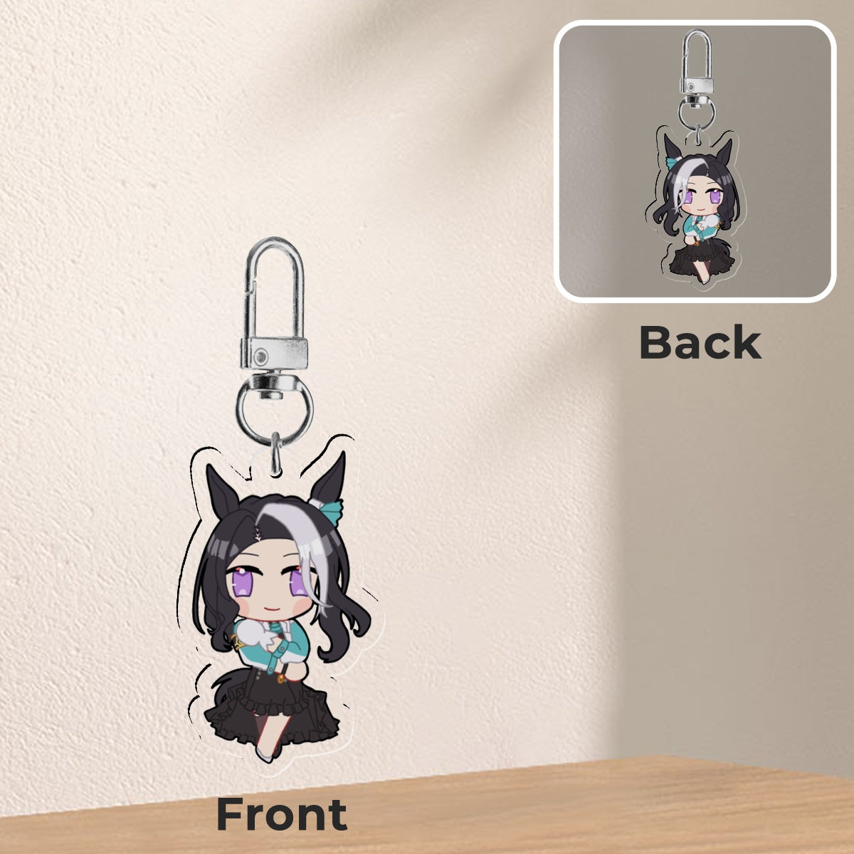 Umamusume Acrylic Charms - Mejiro Ramonu