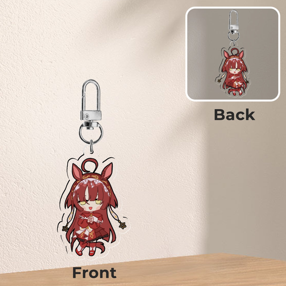 Umamusume Acrylic Charms - Red Desire
