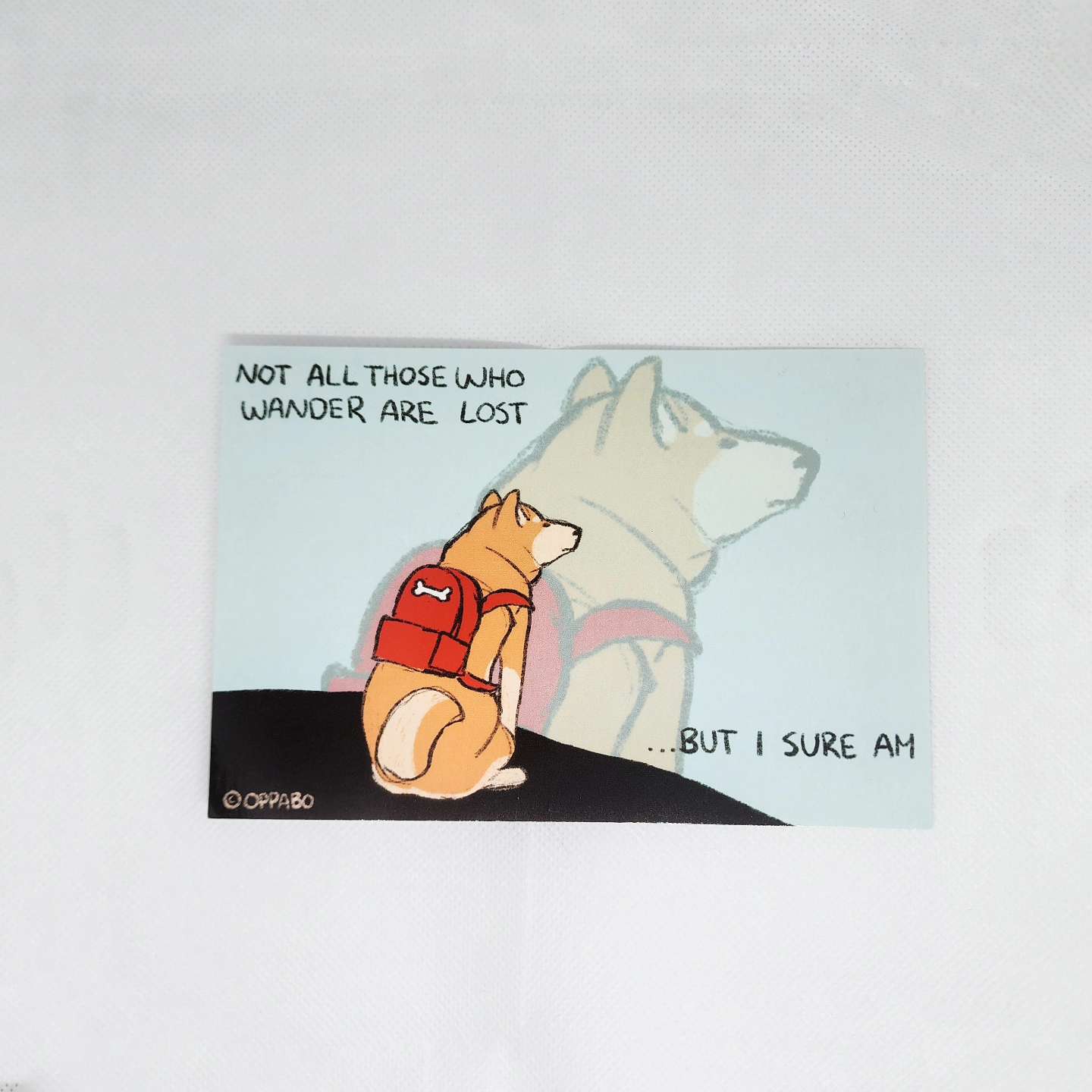 Dejected Shiba Inu Postcards