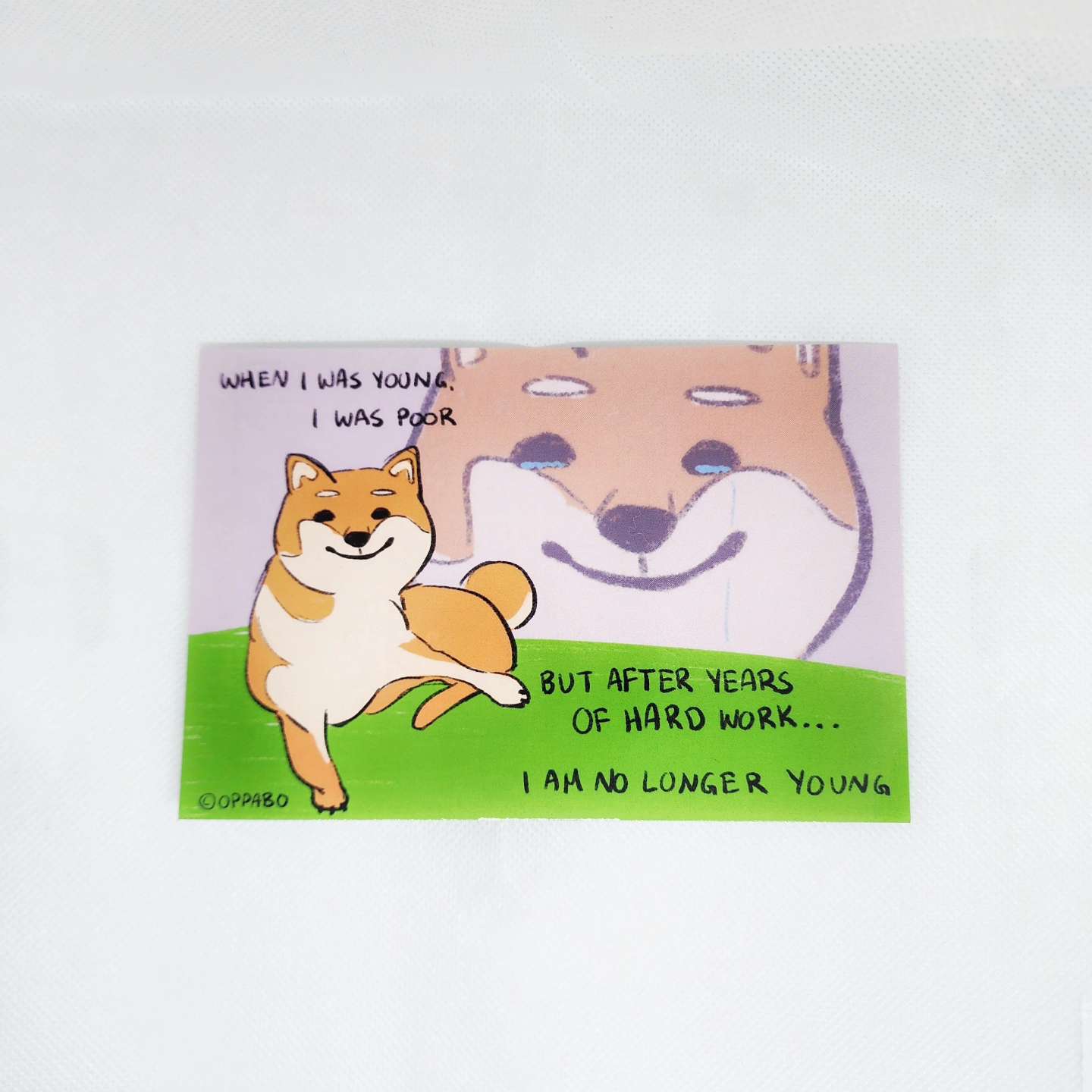 Dejected Shiba Inu Postcards