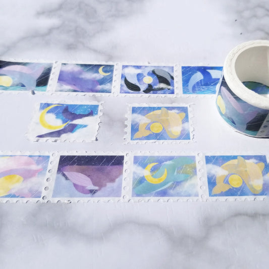 Stamp Washi Tape - Whales