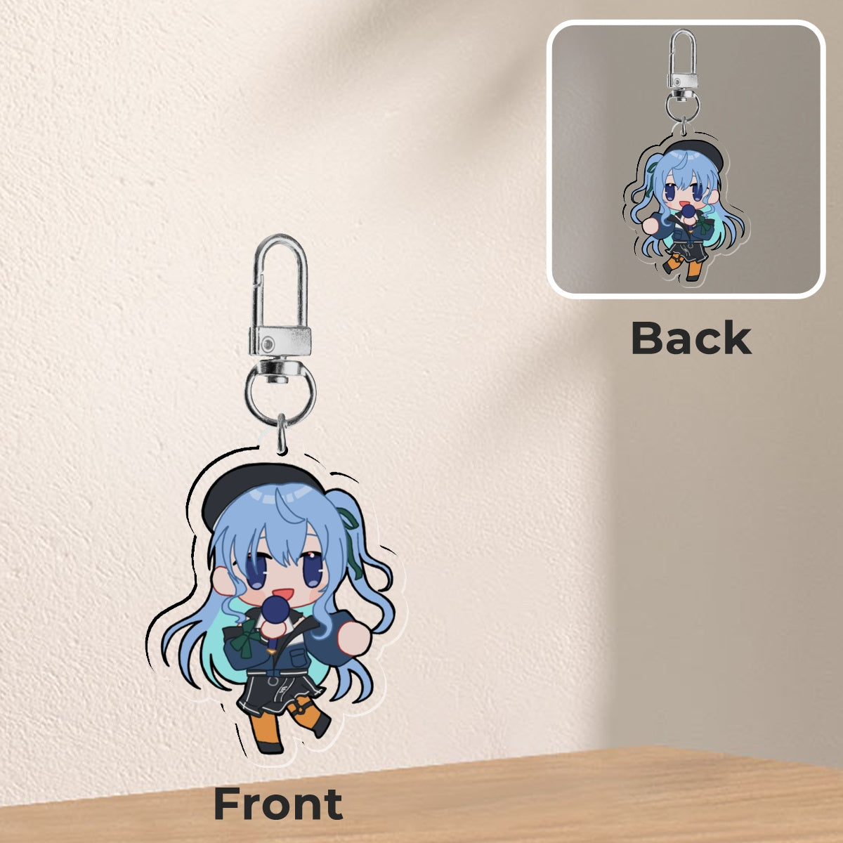 Hololive JP Acrylic Charms - Hoshimachi Suisei (Orange Tights Outfit)