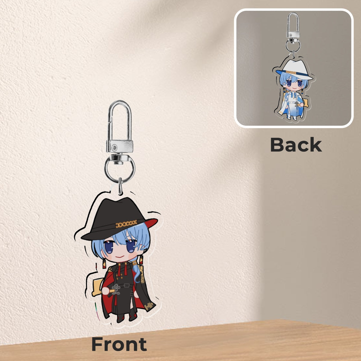 Hololive JP Acrylic Charms - Hoshimachi Suisei (Mafia Outfit)