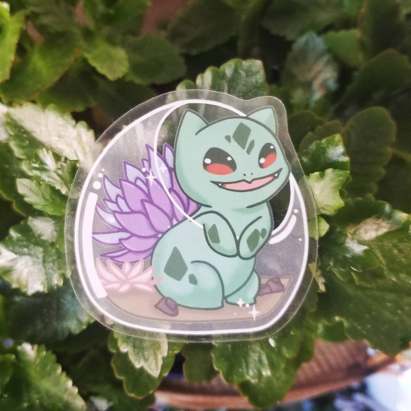 Pokémon Terrariums - Bulbasaur A | Clear Stickers