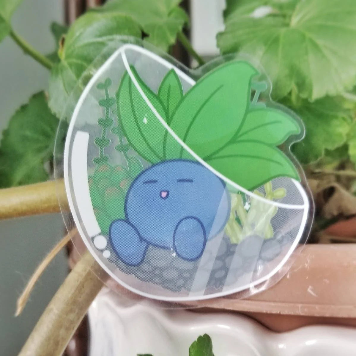 Pokémon Terrariums - Oddish | Clear Stickers