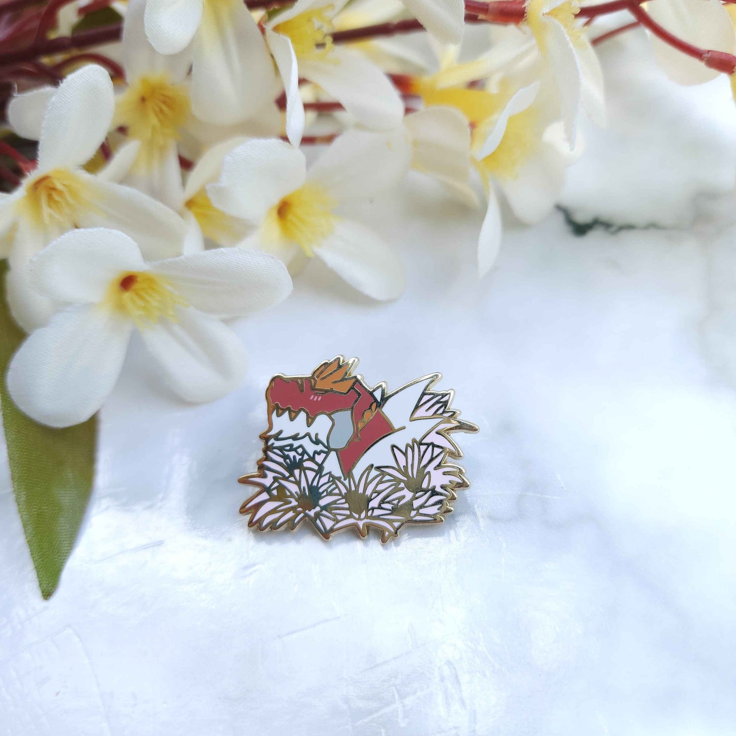 Flowery Big Bois Pokémon Enamel Pins - Tyrantrum