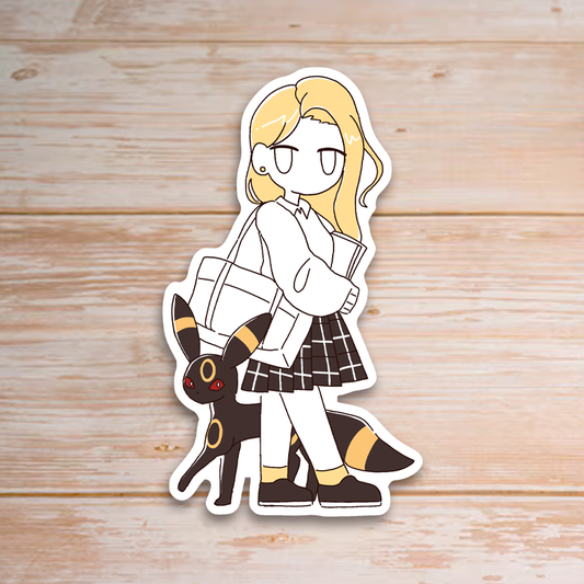 Eevee Girls Umbreon Sticker