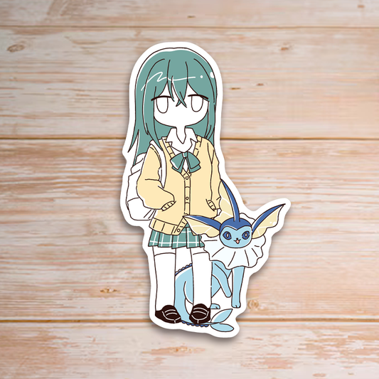 Eevee Girls Vaporeon Sticker